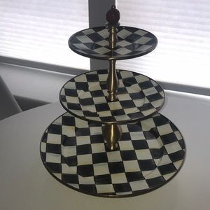 Mackenzie-Childs 3 tier tray